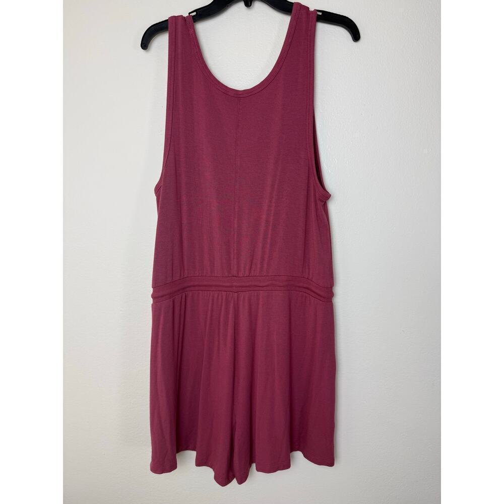 ATHLETA Balance Sleeveless Romper - Berry Rose - L - Picture 11 of 11
